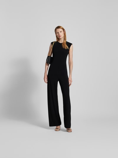 Norma Kamali Jumpsuit mit Rundhalsausschnitt Black 1