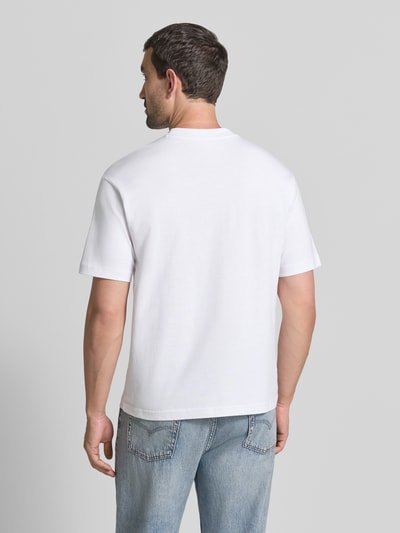 MCNEAL Regular Fit T-Shirt mit Rundhalsausschnitt Weiss 5