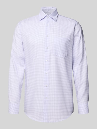 SEIDENSTICKER REGULAR FIT Regular fit zakelijk overhemd van katoen met button-downkraag Roze - 2