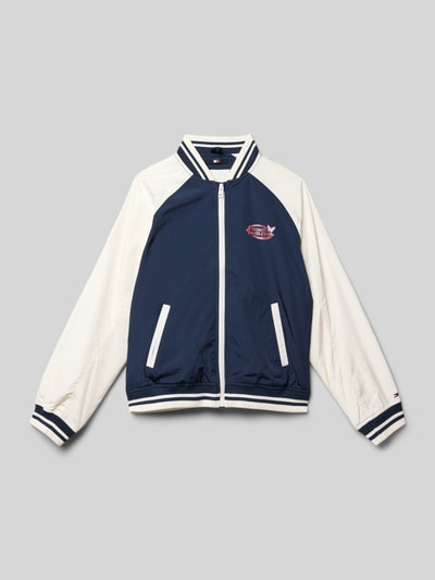 Tommy Hilfiger Teens Relaxed Fit Bomberjacke mit Rückenlogo Marine 1