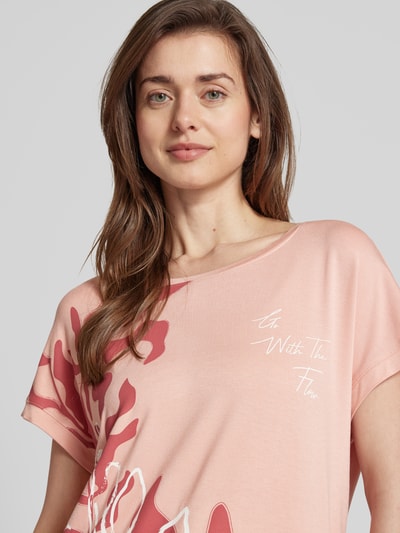 s.Oliver RED LABEL T-Shirt mit Motiv-Print Rosa 3