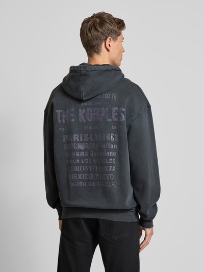 THE KOOPLES Hoodie met labelprint Zwart - 5