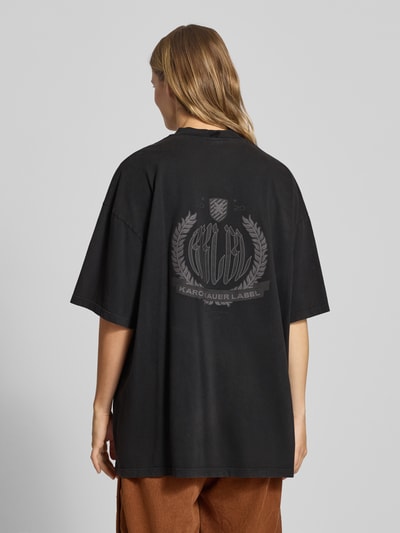 Karo Kauer Oversized T-Shirt mit Label-Print Black 5