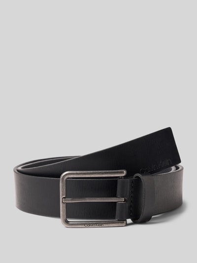 CK Calvin Klein Leren riem met doornsluiting, model 'WARMTH BUCKLE'  - 1