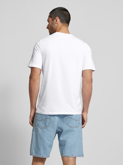 Jack & Jones T-Shirt mit Label-Print Modell 'CORP' Black 5