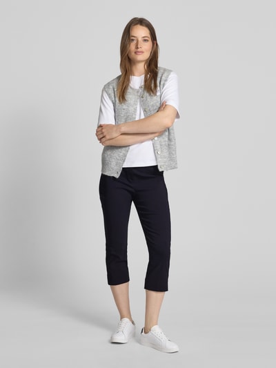 STEHMANN Capribroek van viscosemix, model 'INA' Marineblauw - 1