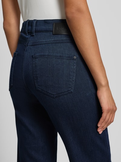 Angels Straight fit jeans in 5-pocketmodel, model 'Lara' Donkerblauw - 3