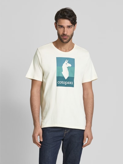 Cotopaxi T-Shirt mit Label-Print Offwhite 4