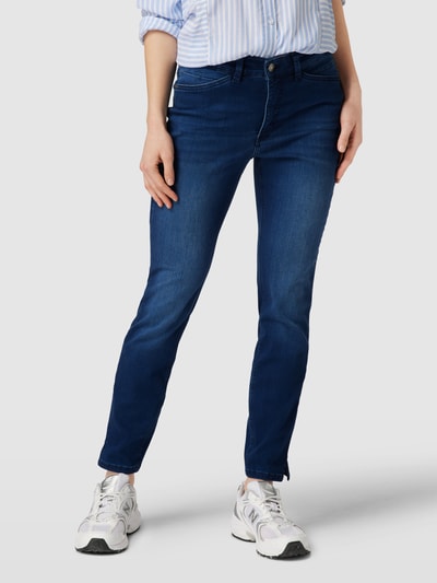 MAC Slim Fit Jeans mit 5-Pocket-Design Modell 'DREAM SUMMER' Dunkelblau 4