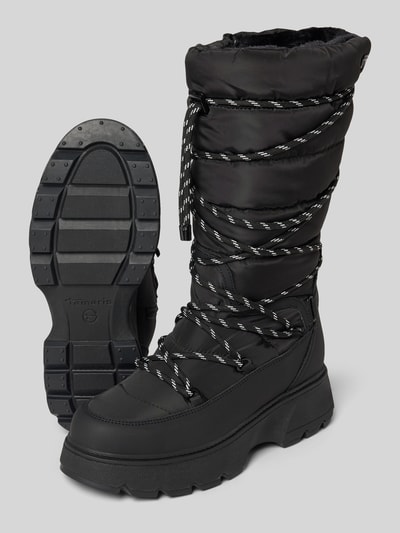 Tamaris Snowboots met een hoge schacht Zwart - 4