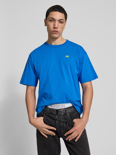 Diesel T-Shirt mit Label-Print Royal 3