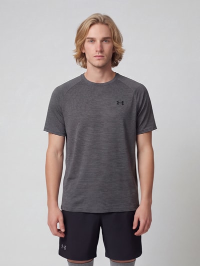 Under Armour Regular Fit Sport-T-Shirt mit Logo-Print Anthrazit 4