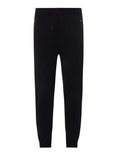 HUGO Sweatpants met ritszakken, model 'Deasty' Zwart - 2