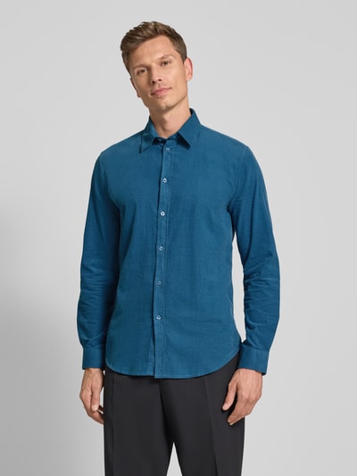 Samsøe Samsøe Vrijetijdsoverhemd met knoopsluiting, model 'SALIAM' Blauw - 4