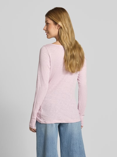 Marc O'Polo Regular Fit Langarmshirt aus reiner Baumwolle Lavender 5