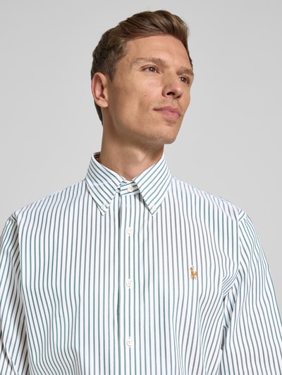 Polo Ralph Lauren Relaxed Fit Business-Hemd mit Knopfleiste Gruen 3