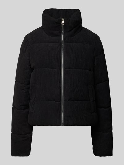 Only Regular Fit Steppjacke aus Cord Modell 'NEWDOLLY' Metallic Black 1