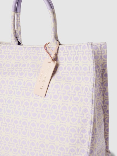 Coccinelle Tote bag met all-over motief, model 'NEVER' Lila - 3