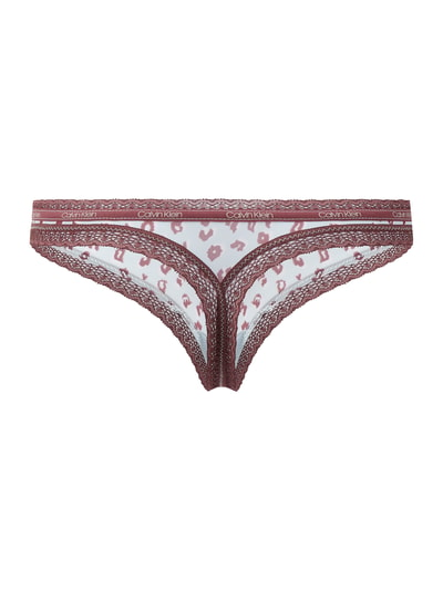 Calvin Klein Underwear String van microvezel  Mintgroen - 2