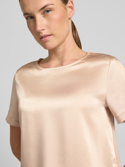 Weekend Max Mara Regular Fit T-Shirt aus Satin Modell 'GILBERT' Beige 3