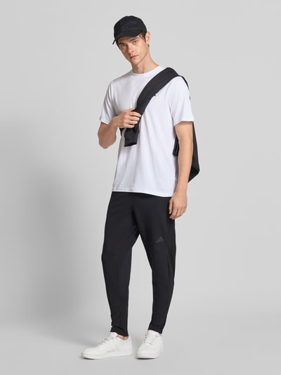 adidas Training Slim fit sweatpants met elastische band Zwart - 1