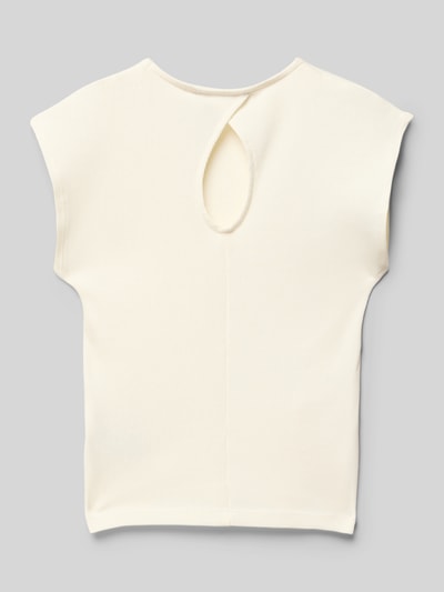 Garcia T-Shirt in Ripp-Optik Weiss 3