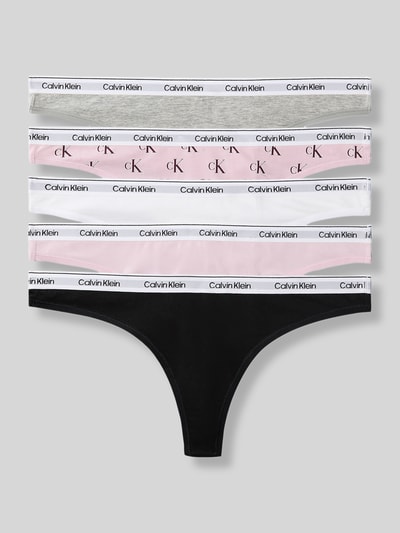 Calvin Klein Underwear Strings aus Baumwoll-Mix im 5er-Pack Rosa 2