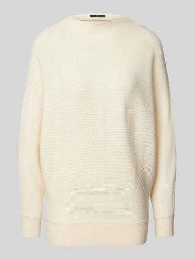 Zero Strickpullover mit Turtleneck Offwhite Melange 2