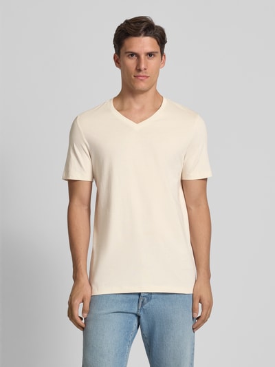 s.Oliver RED LABEL Regular Fit T-Shirt aus reiner Baumwolle Sand 4
