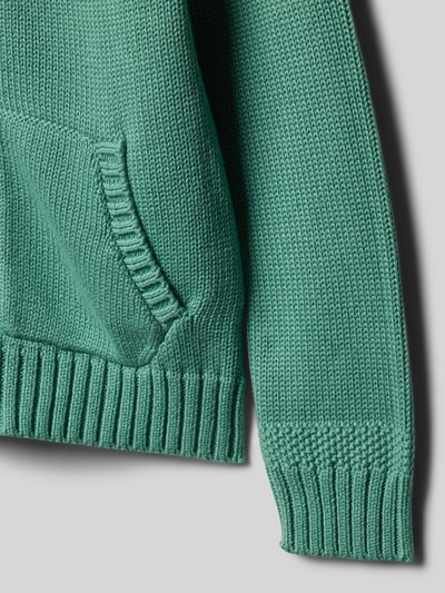 Polo Ralph Lauren Teens Strickjacke mit Stehkragen und Label-Stitching Gruen 2