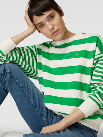 Polo Ralph Lauren Sweatshirt met streepmotief Groen - 3