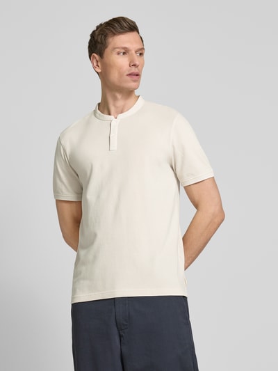 Cinque Slim Fit Poloshirt mit Rundhalsausschnitt Modell 'LANO' Sand 4