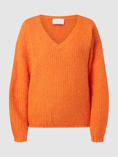 Neo Noir Pullover mit Alpaka-Anteil Modell 'Cofo' Orange 2