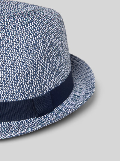 Müller Headwear Strohhut mit Hutband Modell 'TRILBY' Blau 2
