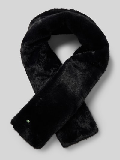 Codello Szal ze sztucznego futra Czarny 1
