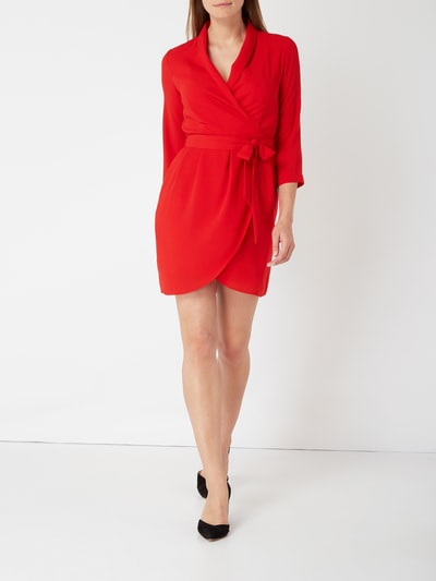 SUNCOO PARIS Kleid in Wickeloptik  Rot 1