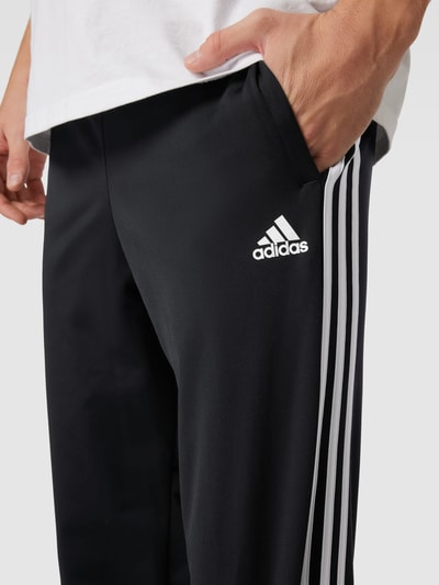 ADIDAS SPORTSWEAR Spodnie sportowe o kroju regular fit z nadrukiem z logo Czarny 3