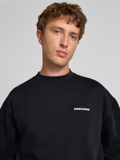 Pegador Oversized sweatshirt met logostitching Zwart - 3