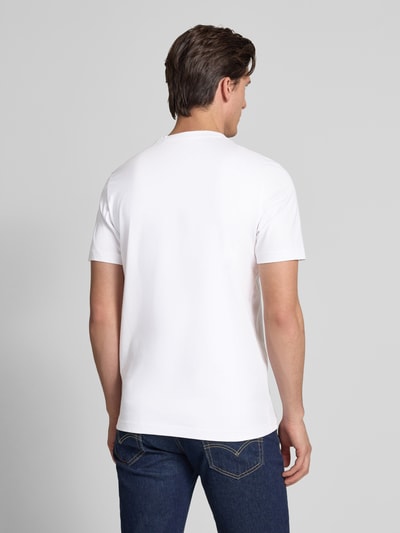 Christian Berg Men T-Shirt mit Label-Print Weiss 5