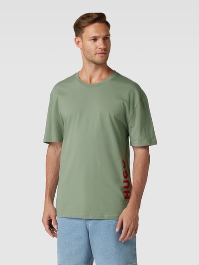 HUGO T-Shirt mit Label-Print Mint 4