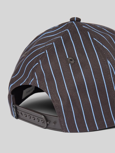 Les Deux Basecap mit Label-Detail Dunkelgrau 3