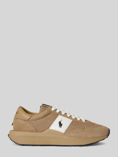 Polo Ralph Lauren Sneaker aus echtem Rindvelours mit Logo-Stitching Camel 2
