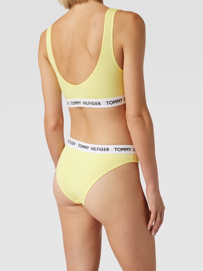 TOMMY HILFIGER Slip mit Label-Patch Hellgelb 4