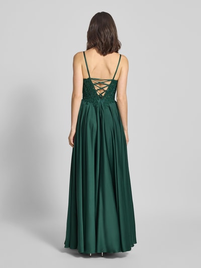 Mascara Abendkleid mit Zierbesatz Gruen 5