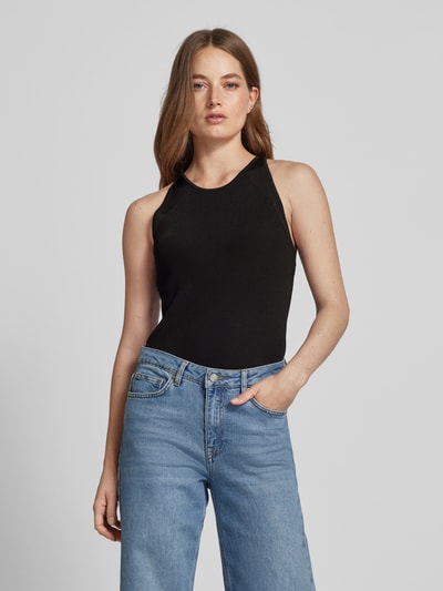 Selected Femme Tanktop in Ripp-Optik Modell 'MARWA' Black 4