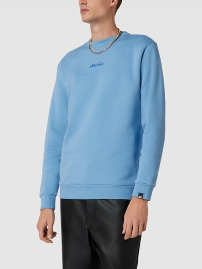 Ellesse Sweatshirt mit Label-Print Modell 'FABRELI' Hellblau 4