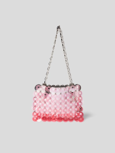 Rabanne Handtasche mit transparenten Elementen Pink 5