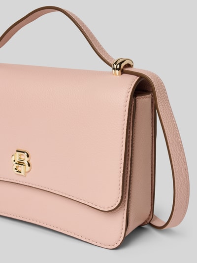 BOSS Torba na ramię z aplikacją z logo Różowawy 3