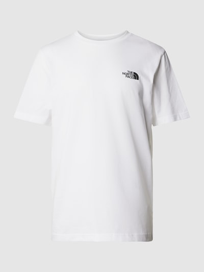 The North Face T-Shirt mit Label-Print Modell 'SIMPLE DOME' Weiss 2