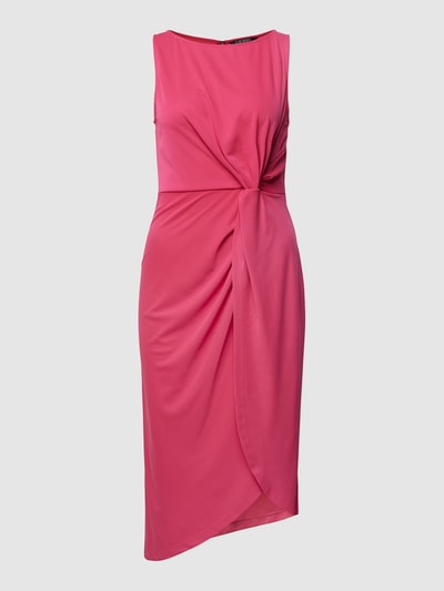 Lauren Ralph Lauren Midikleid in Wickel-Optik Modell 'FINA' Pink 2